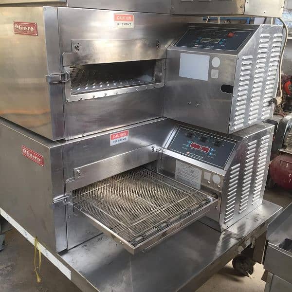 Conveyor belt 18" pizza oven use imported fryer SB Kitchen Engineering 7