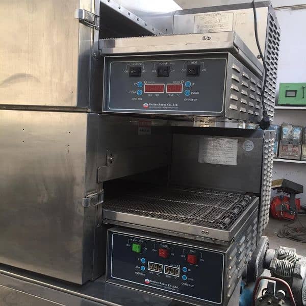 Conveyor belt 18" pizza oven use imported fryer SB Kitchen Engineering 10