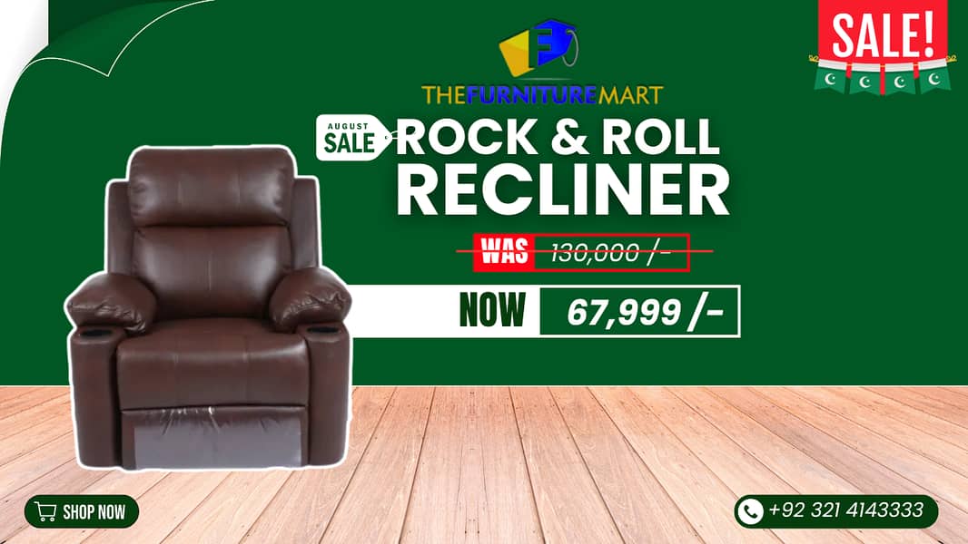 sofa recliner / sofa / recliners / rock & roll recliner / azadi sale 0