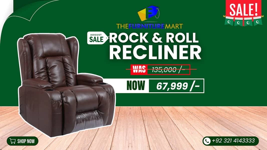 sofa recliner / sofa / recliners / rock & roll recliner / azadi sale 0