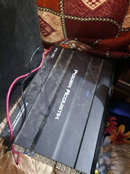 12 inch Sony xplod subwoofer and amplifier 1