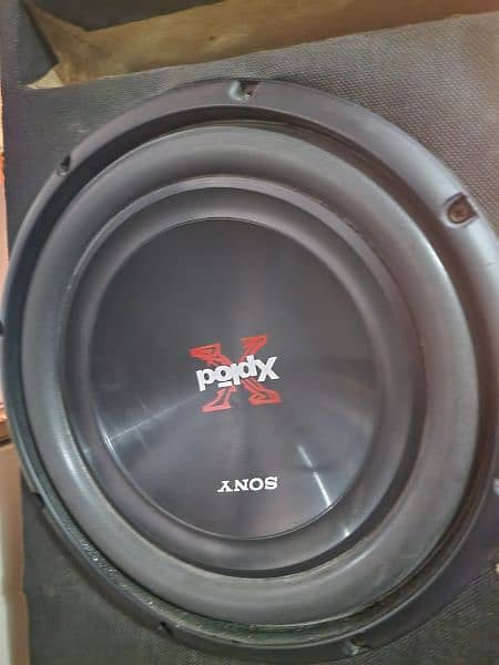 12 inch Sony xplod subwoofer and amplifier 5