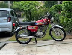 Honda cg125 red for sale