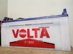 Volta Battery ( 12 V, 130 AH@ 20 HR, 21 plates per cell )