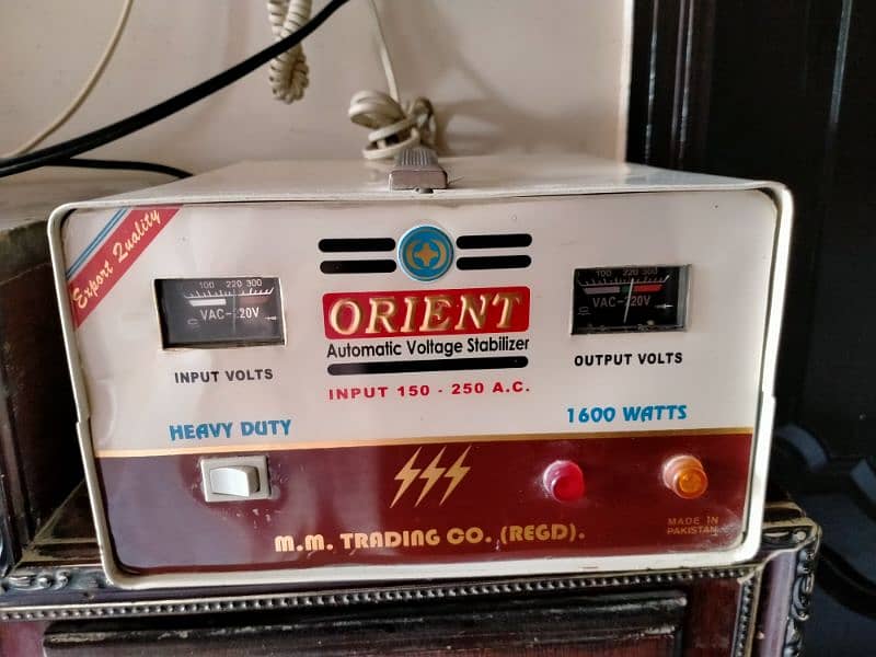 ORIENT Automatic voltage stabilizer 0