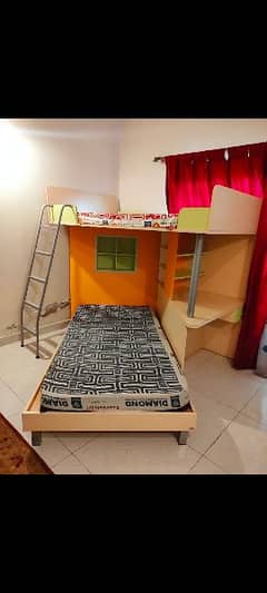 Bunk bed for Kids with 2 mattresses 0