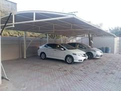 Car Parking shades in Pakistan | Tensile Parking Structure | Car Porch