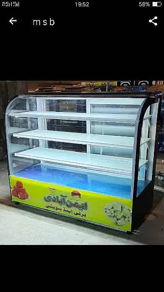 display counter / bakery counter/ cake counter /cake chillar 2