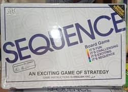 SEQUENCE STRATEDGY BOARD GAME ORIGNAL QUALITY NEW