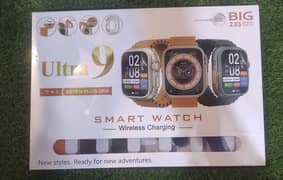 Ultra 9 Smart Watch 7 in 1 Wireless Charging