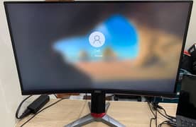 AOC C24G2 24 inch (1920 x 1080) 165Hz Curved Gaming Monitor