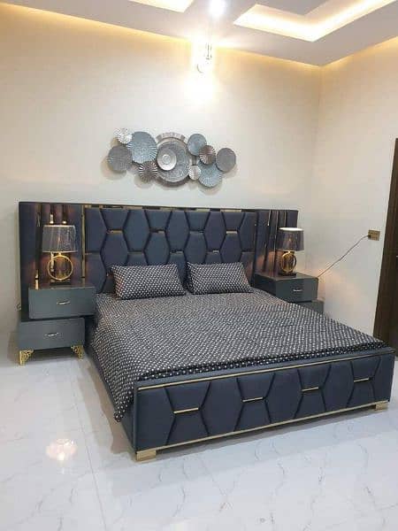 bed / bed set / king size bed / double bed / poshish bed / furniture 3