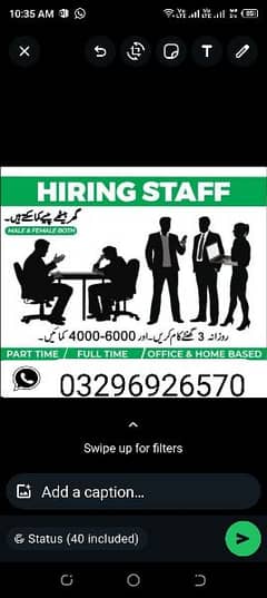 Home base office base job available foe male and female