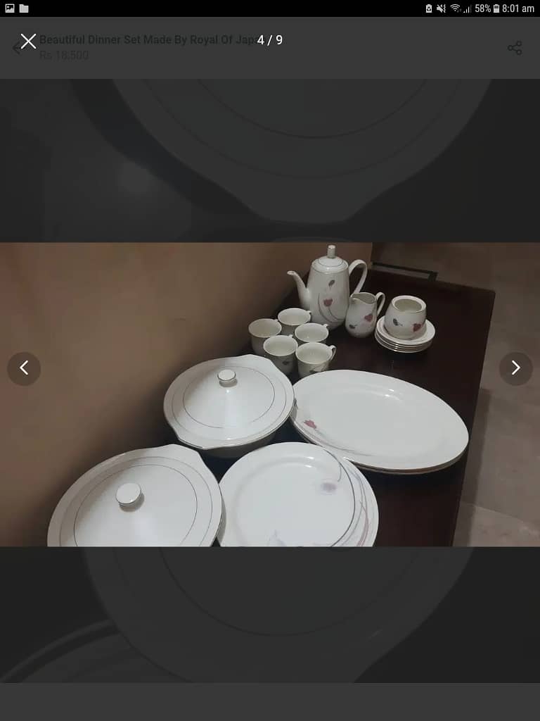 Tea set and half dinner set Made by ROYAL OF JAPAN 7