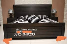 wooden bed set complete call 03124049200 0