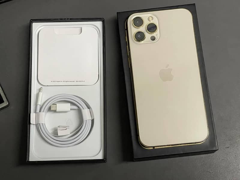 iPhone 12 Pro Max Pta Approved Gold Colour 128 Gb 0