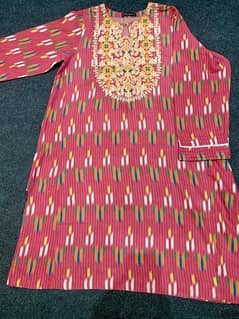 Limelight Heavy neck embroidery Kurta 0