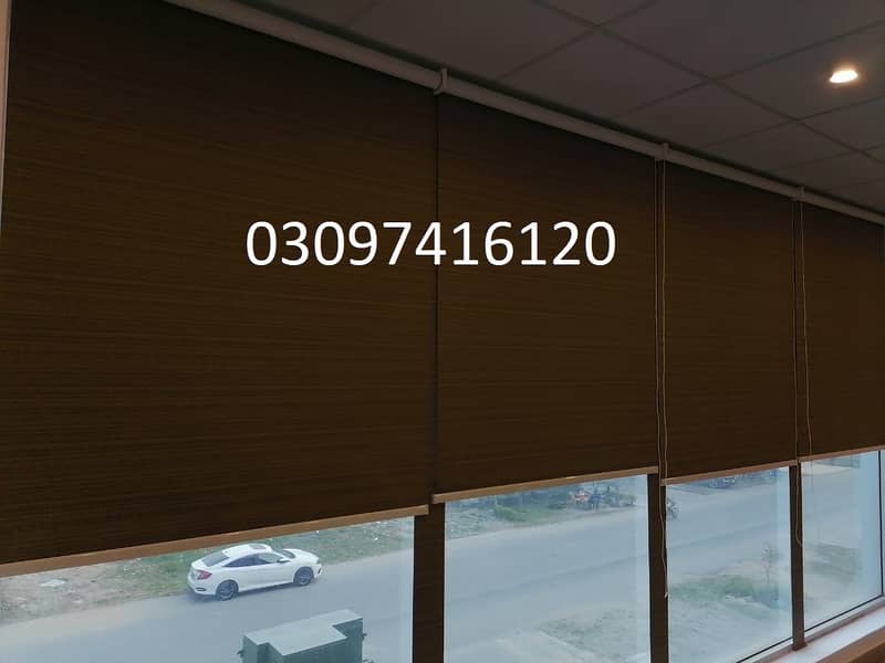 Roller blinds Remote control blinds Black out Sun heat block blinds 0