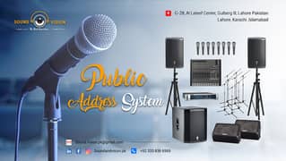 Conference System, Public Address System, Microphone, Sounds System,