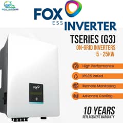 Fox ongrid inverters 4.6kw | 7kw | 8kw | 10kw | 10.5kw | 15kw | 20kw