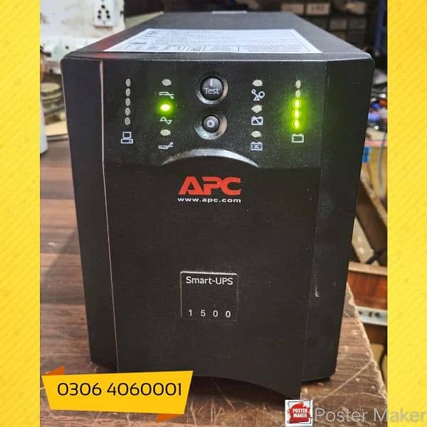 APC SMART UPS 1500va PURE SINE WAVE fresh STOCK 5