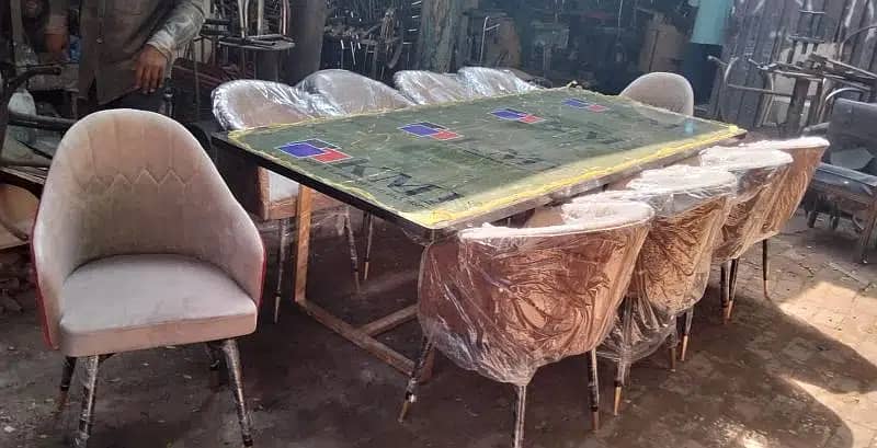 wooden dining table/ dining table/dining for sale/6 seater /six seate 14