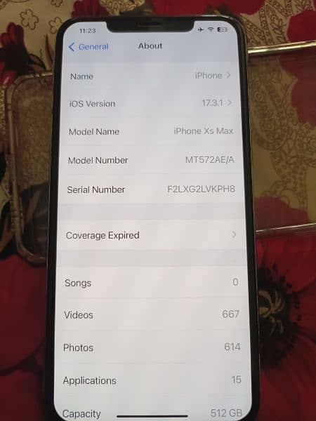 Iphone Xs max non pta 5