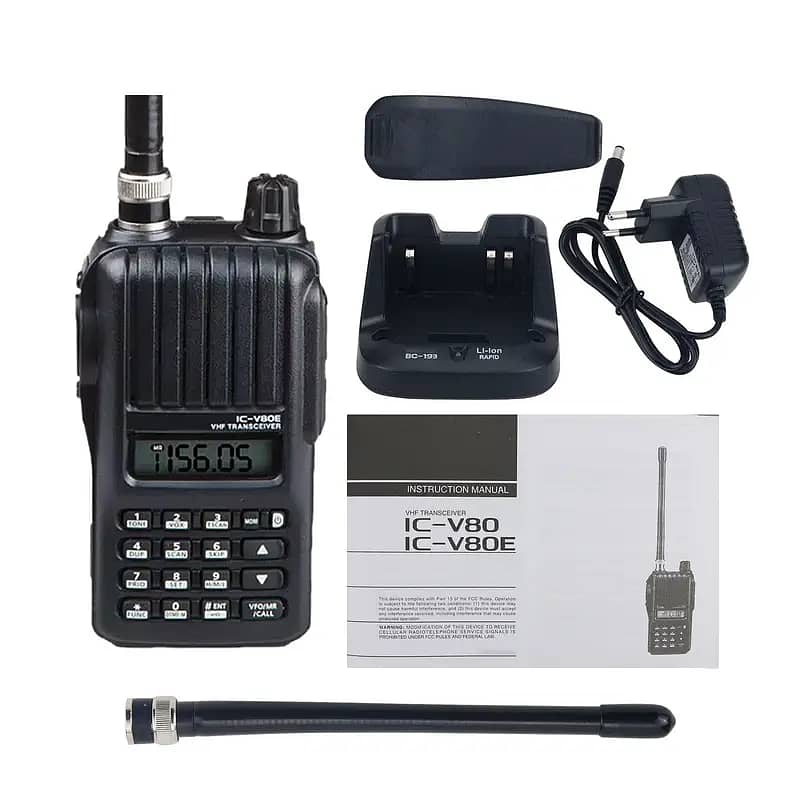 ICOM IC-V80 Two-Way Radio Walkie-Talkie with Complete Box 2