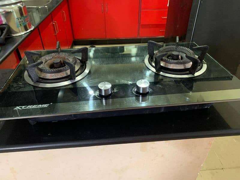 6 months use stove glass top in very good condition 2