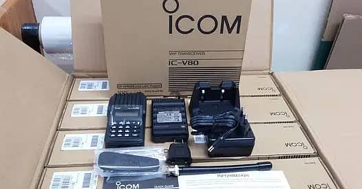 ICOM IC-V80 Two-Way Radio Walkie-Talkie with Complete Box 5