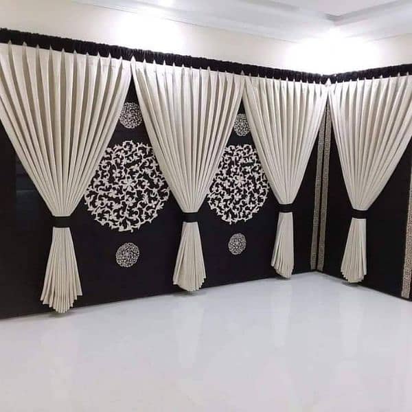 Sofa set/ Curtains|Blinds|Wall Poshish|wall design|curtain 8