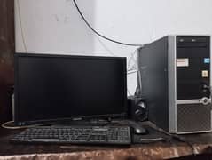 complete pc i5 3570 8gb ram 500gb Hard Disk with 24inch led