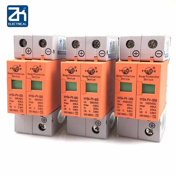 Dc 1000V 40ka 2P 2Pole Spd Solar Surge Protector Protective Low- 4