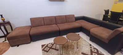 L shape Sofa 0