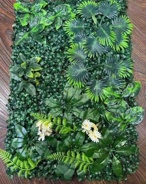 Artificial green leaf box panel, Artificial Grass, Artificial plants 2