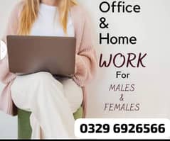 home base office base job available for male and female 0