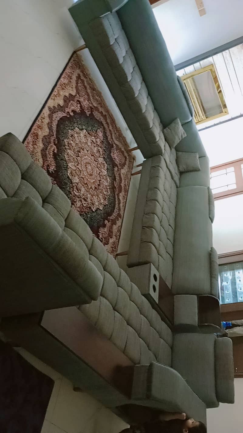 Sofa U shape new condition 1 month used contact 03214811272 4