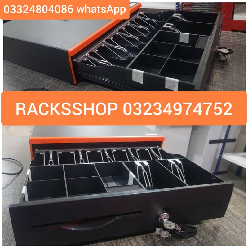 Cash Counter/ Bakery Counters/ wall rack/ Shopping Trolleys/ Baskets 2