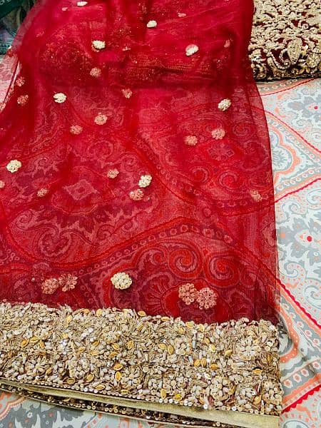 bridal lehenga heavy embroidery kashees style 9