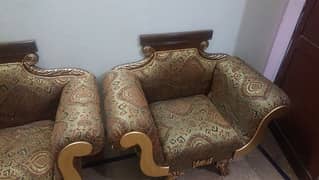 Four seater jumbo sofas with dewan 0