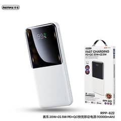 Remax rpp-622 20w+22.5w pd+QC fast charge power bank 10000mah White