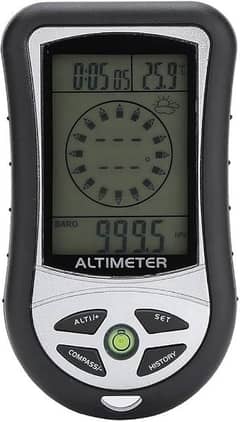 Altimeter with Digital Compass Multifunction 8 in 1 0