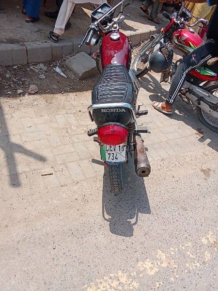 I am selling cg125 2018 model 6