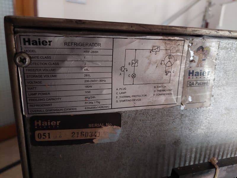 Haier Refiregater Good Condition for sale. 13