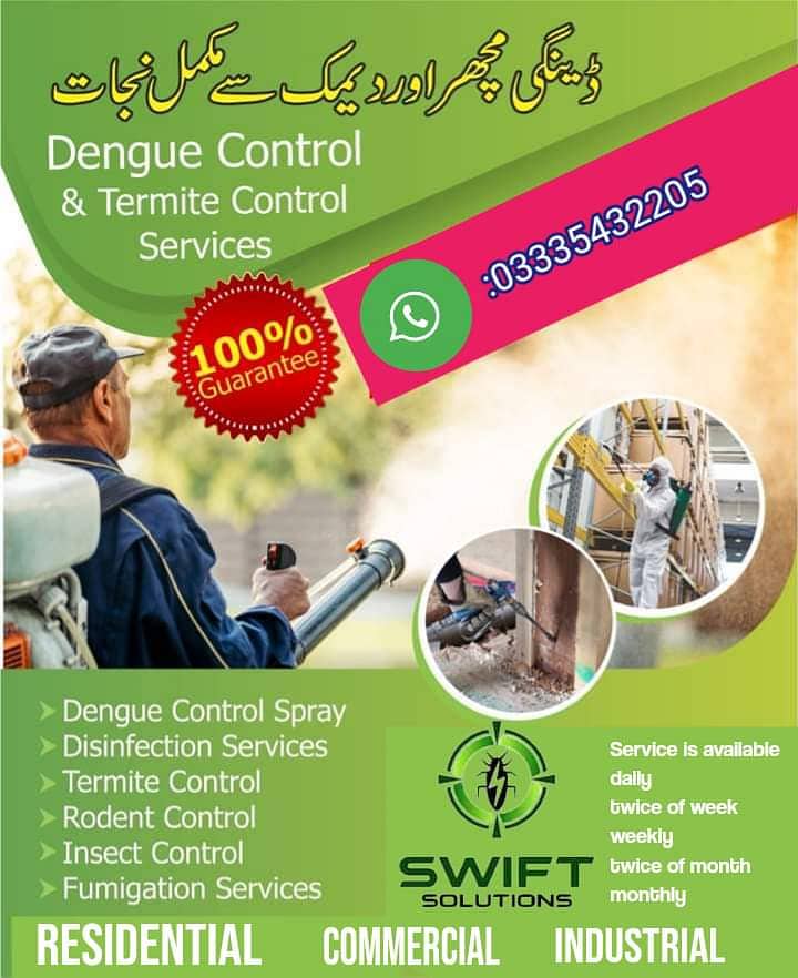 Pest control - Fumigation & fogging services- termite & dengue control 8