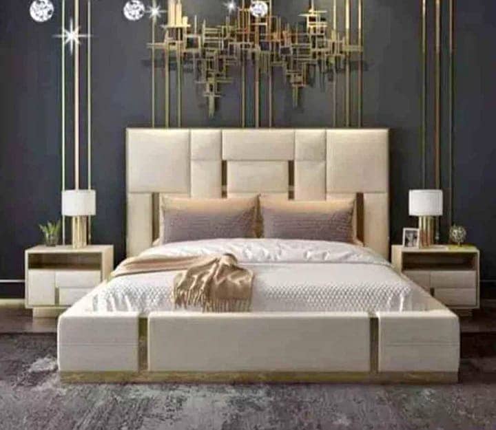 bed / bed set / king size bed / double bed / poshish bed / furniture 0