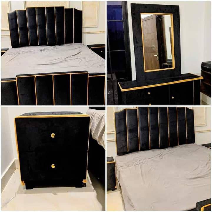 bed / bed set / king size bed / double bed / poshish bed / furniture 8