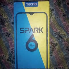 Tecno sprk 6 4/64 GB for sale  full box k sath 0