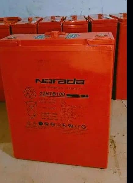 Narada dry batteries 100ah full capacity 0