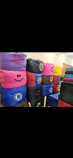 Bean bag sofas / parachute bean bag / football bean bag / Smiley